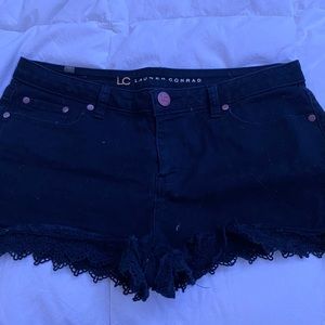 LC Black Jean Short